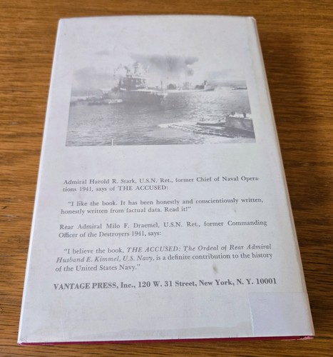 Accused: The Ordeal of Admiral Kimmel by D. Brownlow (Hardcover, 1968) 1st Ed - Picture 5 of 8