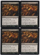 MTG 4X Bond of Agony X4 Dissension Magic - LP/HP