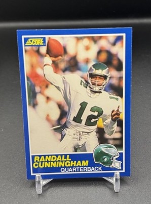 1989 Score Football Card Randall Cunningham #75