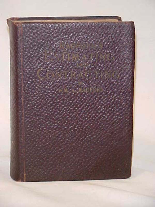 Radford, William A. Radfords Estimating and Contrac...
