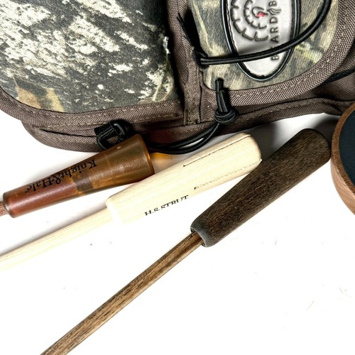 Beard Busters Turkey Call Kit With Camo Pouch Knight & Hale H.S Strut - Picture 7 of 11