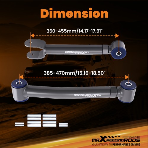 4Pcs Upper & Lower Adjustable Front Control Arms for Jeep Cherokee XJ 1984-2001 - Bild 8 von 19