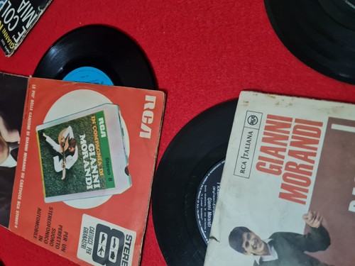 GIANNI MORANDI LOTTO 10 DISCHI 45 Giri Anni 60 70 80 DISCO VINILE ORIGINALl - Foto 14 di 15