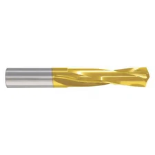 Screw Machine Drill Bit, 1/8 In Size, 135  Degrees Point Angle, Solid Carbide,