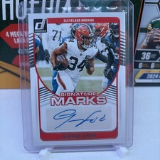 Panini 2024 Donruss Jerome Ford Cleveland Browns Signature Marks Auto Sma-jfo