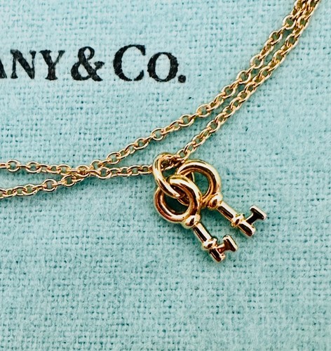 Please Return To Tiffany 18K Gelbgold Herz und Schlüssel Love Armband. Nagelneu - Bild 13 von 19