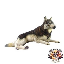 NEW Hansa Timber Wolf Plush Toy Japan Gift