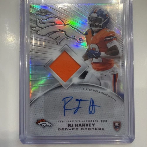 2025 Topps Chrome RJ Harvey Rookie Patch Autographs (RAW)