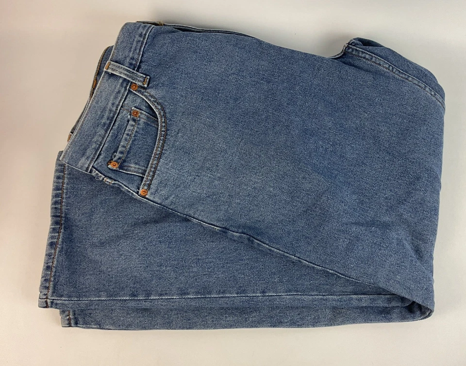 Jeans Axist 42x30 Clásicos Calce Relajado Vintage Retro Sueltos Foto 3 de 4