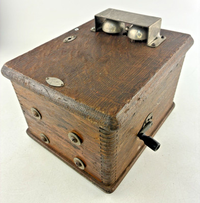 Antique Manhattan Electric Supply Co. Magneto Telephone Ringer Box