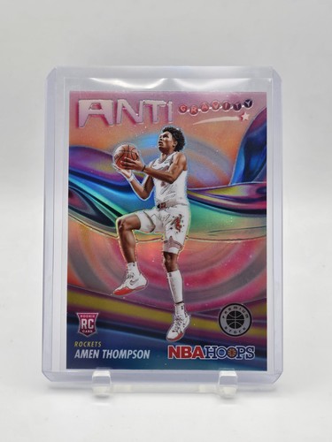 2023-24i Nba Hoops Premium Stock Anti-Gravity Amen Thompson 16 Silver Prizm (RC)