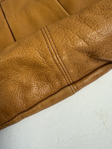 Hobo The Original Shoulder Bag Purse Camel Brown 100% Leather Crossbody - Picture 14 of 21