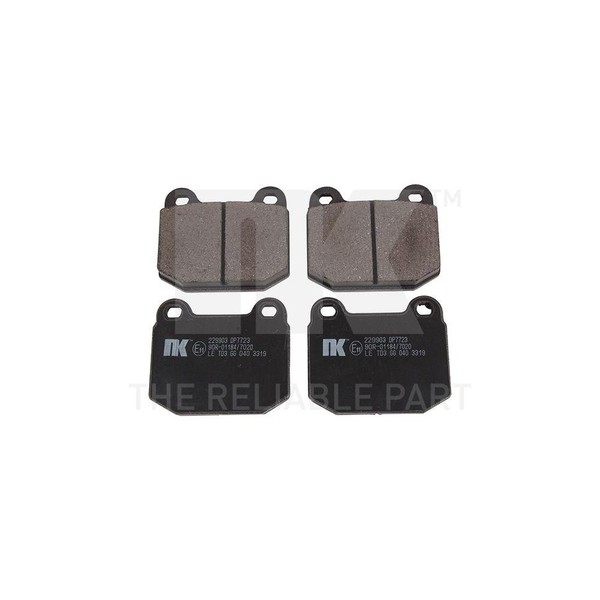 Bremsbelagsatz, Scheibenbremse Nk 229903 FüR Opel Vauxhall Lotus Tesla-image