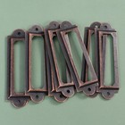  25 Pcs Shelf Label Holder Vintage Labels Pull Drawer Accessories