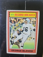 1976 Topps - George Blanda #1