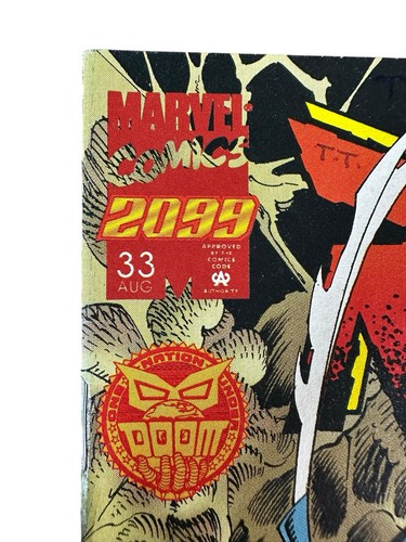 Ravage 2099 A.D. #33 (1995) Marvel Comics Doom Logo Última Edición Ciencia Ficción De Colección. - Imagen 3 de 9