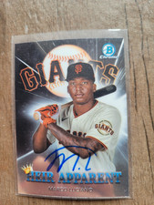 Marco Luciano Signed 2022 Bowman Chrome Heir Baseball Card #Ha-16 Giants
