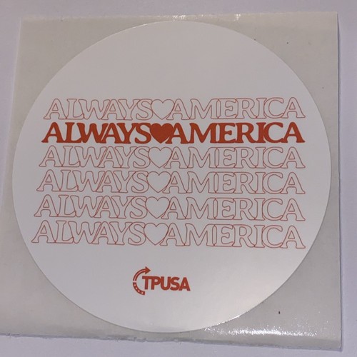 Turning Point USA TPUSA Charlie Kirk Sticker Pack Amerika Konservativ 6 Stück 3 Zoll - Bild 7 von 7