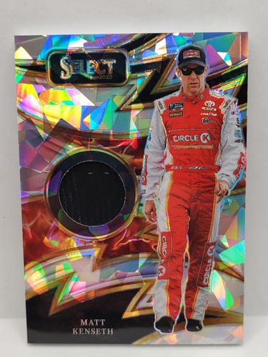 2025 Select Racing Matt Kenseth Sparks Swatches Silver Ice Prizm Race Used Tire - Picture 1 of 2
