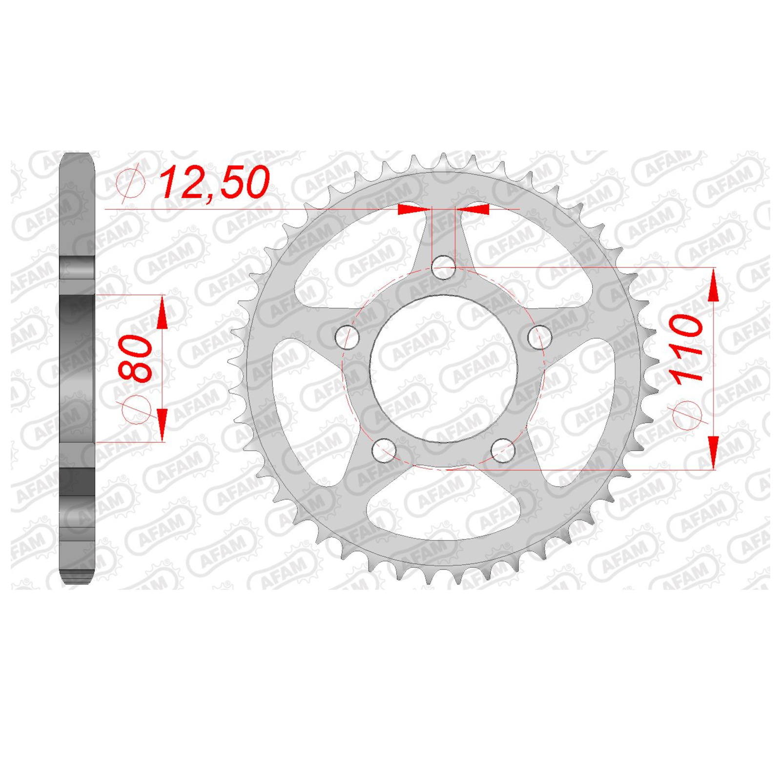 Sprocket for HONDA CB 500 1994-2003 40T Rear AFAM
