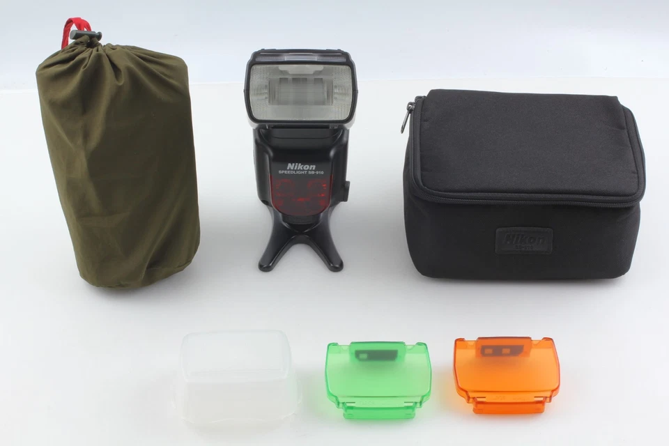 [ Almost Unused w/Case ] Nikon SB-910 Speedlight Shoe Mount Flash From Japan - Image 2 of 4