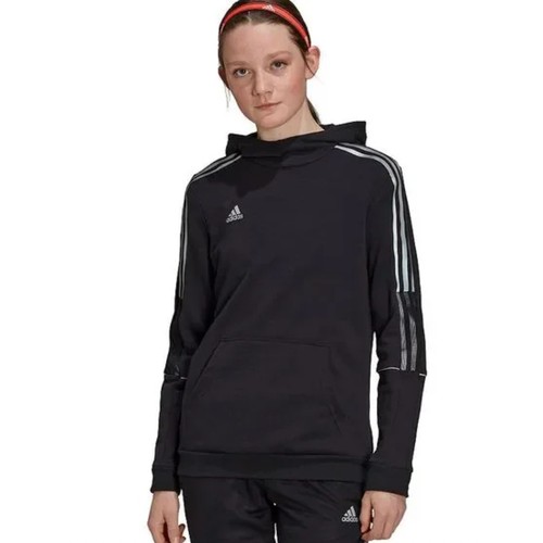 SET Adidas Tiro Hoody und Jogginghose Set Damen Größe L Lila Tartan Neu mit Etikett - Bild 3 von 10