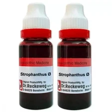 2 x Reckeweg Germany Homeopathic Strophanthus Hispidus Mother Tincture Q (20ml)