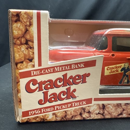 Camioneta pick-up Ford 1956 ERTL Die-Cast Metal Cracker Jack nueva en caja de colección - Imagen 3 de 17