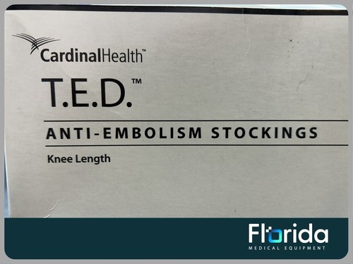 CARDINAL HEALTH 7604 T.E.D ANTI-EMBOLISM STOCKINGS KNEE LENGTH SIZE G BOX OF 6** - Picture 2 of 6