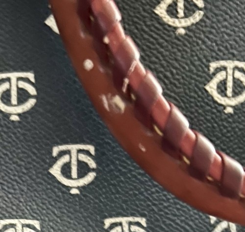 2 Carteras Dooney & Bourke Cremallera Cremallera Guijarro Caramelo Marrón Y MLB MN Gemelos - Imagen 10 de 15