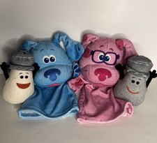 Blues Clues Melissa  Doug Hand Finger Puppet Set Plush Magenta Salt Pepper 2021