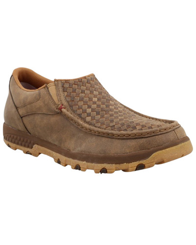 Twisted X Men's Slip-On Driving Shoe - Moc Toe - MXC0018