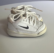 Vintage 1991 Nike Blue White Infant Sneakers Size 2 Kids / Baby Shoes