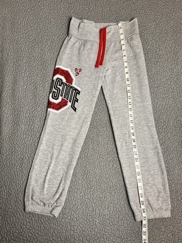 Fifth & Ocean Ohio State Buckeyes Sweatpants Little Girls Size 10 Gray And Red - Picture 4 of 11