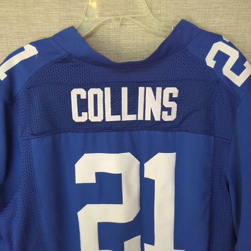 Nike On Field Landon Collins #21 Jersey Men's Size 44 Blue New York Giants NFL - Picture 9 of 12