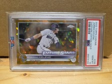 Jarred Kelenic 2022 Topps Chrome Sapphire Gold 18/50 PSA 10 Seattle Mariners