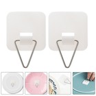 25 Pcs Plate Holder for Wall Hanger Adhesive Picture