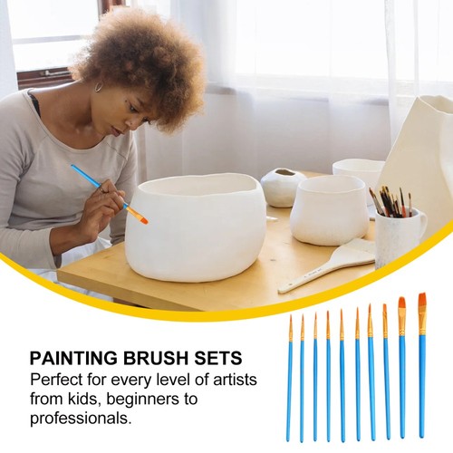 10pcs Art Watercolor Brushes Painting Brush Pens Oil Paint Pen watercolor brush - Picture 9 of 12
