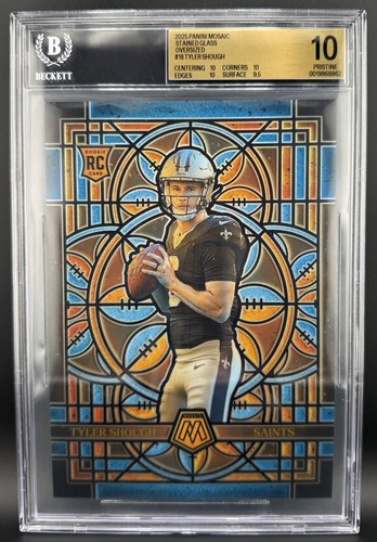 2025 Panini Mosaic Stained Glass Tyler Shough [Oversized] #18 card