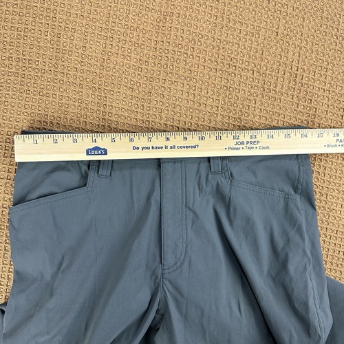 Eddie Bauer Tech Pants Men’s 32x30 Gray Hiking Outdoors Chore Nylon - Picture 4 of 14