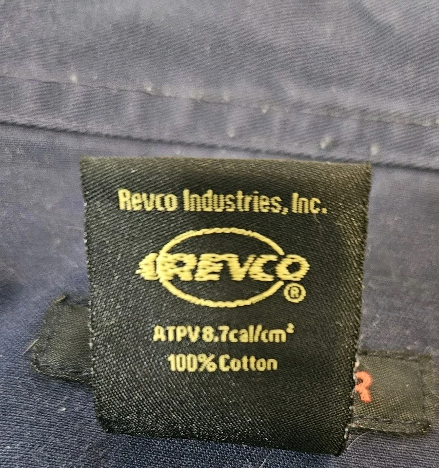 Mono de rendimiento Stallion FR negro antiguo NFPA 70E / ARC2 para hombre talla M azul Foto 4 de 4