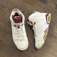 5Y - Jordan Retro 6 Maroon 836342-115 Kids GS Boys Grade School