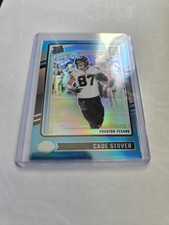 2024 Donruss Optic Cade Stover RC Aqua Blue 181/299 Rated Rookie #218 Texans