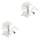 2 stücke führte schneeflocke ball string lampe exquisite lampen string