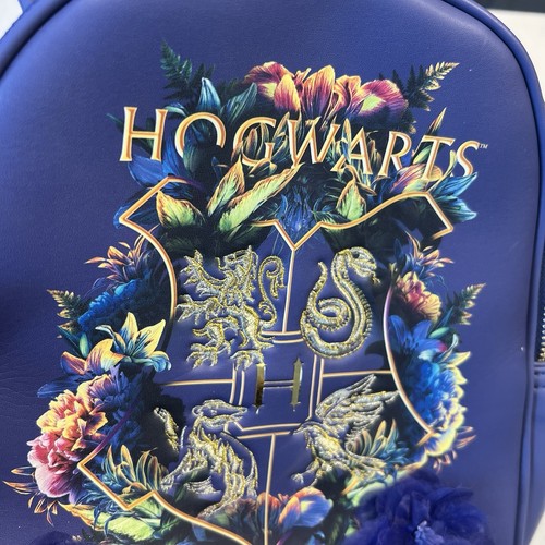 Harry Potter Hogwarts Rucksack Handtasche Lila Bommeln Reißverschluss - Bild 3 von 24