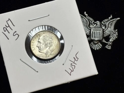 1947 S Roosevelt Dime 10¢ - Mint State - Choice to Gem Uncirculated