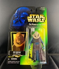 1996 Star Wars Kenner POTF2 Bib Fortuna Green Card Col 2 MOC 69812