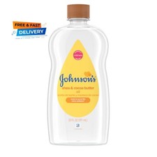 Johnson's Baby Oil with Shea  Cocoa Butter, 20 Fl. Oz