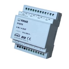 Vimar 01878 Dispositivo 4 Ingressi 4 Uscite Knx Eib
