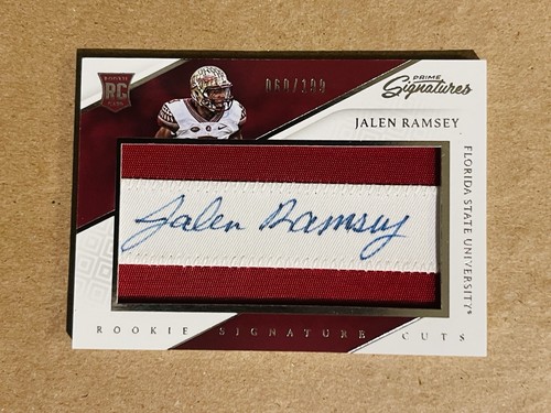 Jalen Ramsey 2016 Panini Certified Prizm Signatures Cuts Auto RC /199